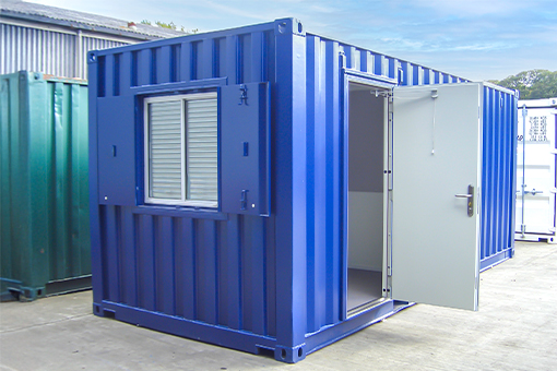 20ft Office with Anti-Vandal Windows 