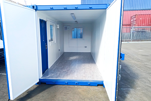 20ft Office with UPVC Top Hinged Windows
