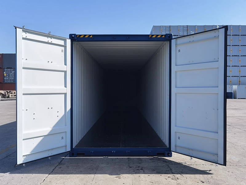 40ft high cube containers in RAL5013