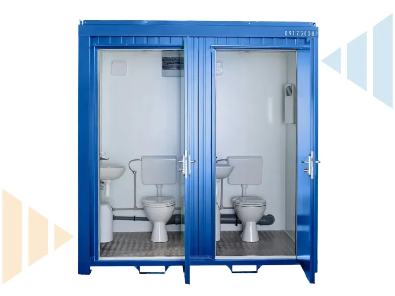 Double Mains Toilet 8ft x 5ft (RAL 5010)