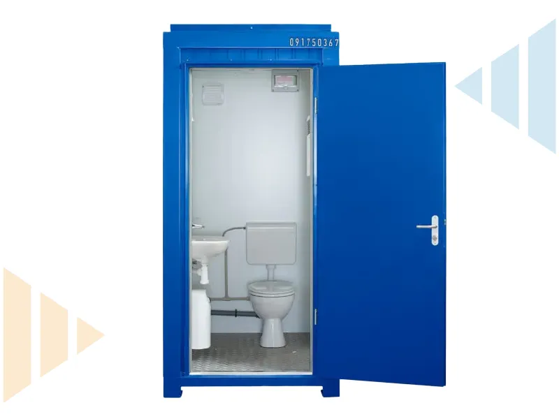Single Mains Toilet 5ft x 4ft (RAL 5010)