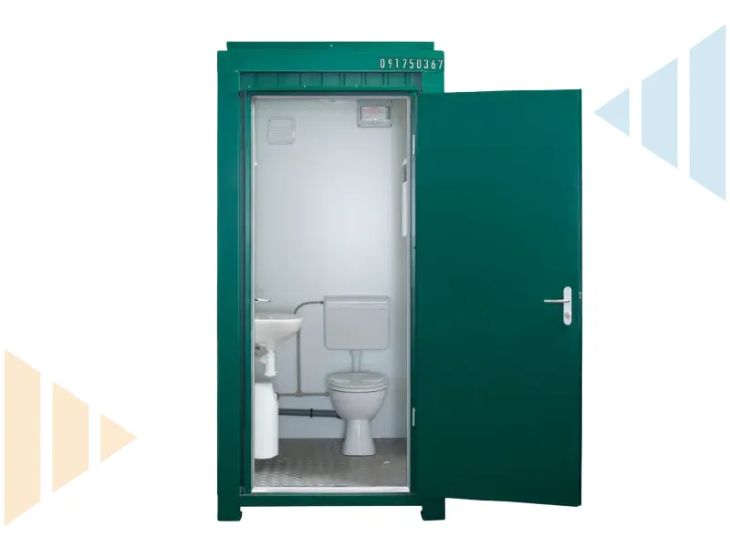 Single Mains Toilet 5ft x 4ft (RAL 6005)